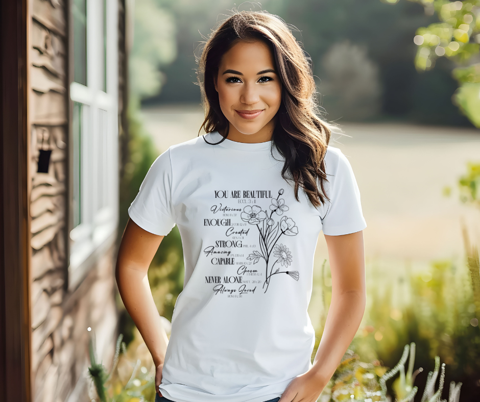 Floral Scripture T-Shirt